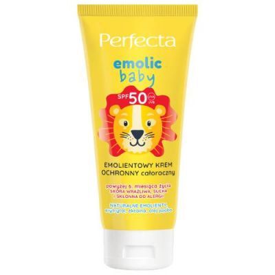 PERFECTA Emolic Baby Emolientowy krem ochronny całoroczny SPF50, 50ml