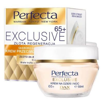 PERFECTA Exclusive Złota Regeneracja Krem przeciwzmarszczkowy 65+, 50ml