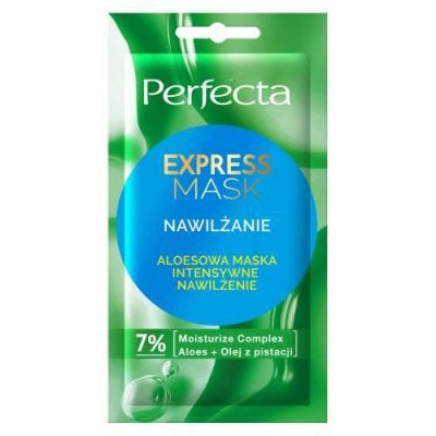 Perfecta Express Mask Aloesowa maska intensywnie nawilżająca, 8 ml