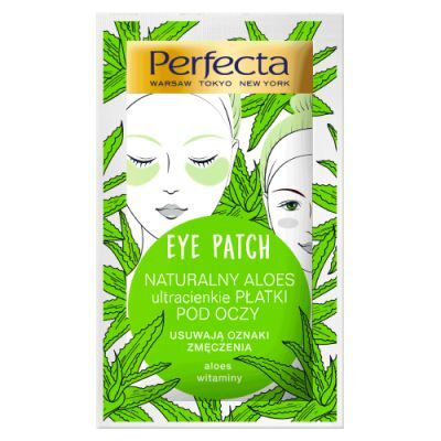 PERFECTA Eye Patch Naturalny Aloes ultracienkie płatki pod oczy, 2 szt.