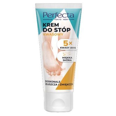 PERFECTA Kwasowy krem do stóp z kwasami AHA, 80 ml