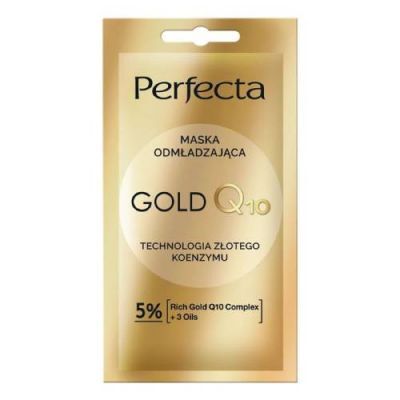 Perfecta Maska odmładzająca Gold Q10, 8 ml