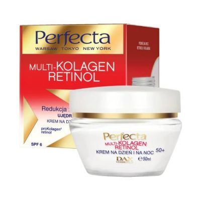 Perfecta Multikolagen Retinol Przeciwzmarszczkowy krem na dzień i na noc 50+, 50 ml