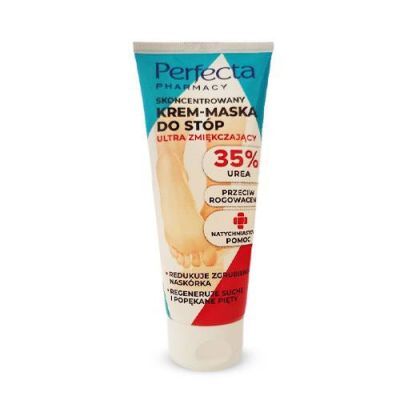 Perfecta Pharmacy Skoncentrowany Krem-Maska Do Stóp Ultra Zmiękczający 35% Urea, 80 ml