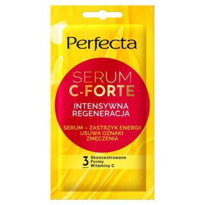 Perfecta Serum C-Forte Serum-Maska intensywnie regenerująca na oznaki zmęczenia, 8 ml
