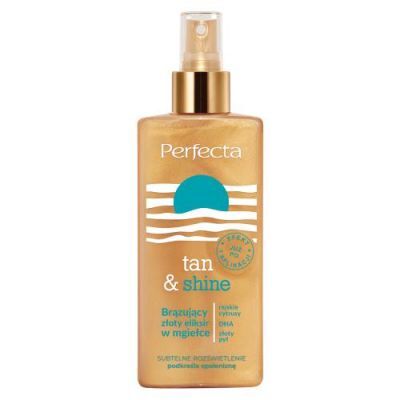 PERFECTA TAN & SHINE Brązujący złoty eliksir w mgiełce 150 ml