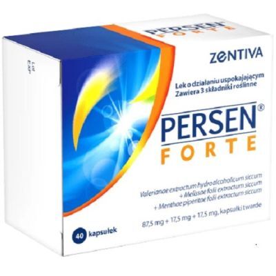 PERSEN FORTE 40 kapsułek lek o działaniu uspokajającym