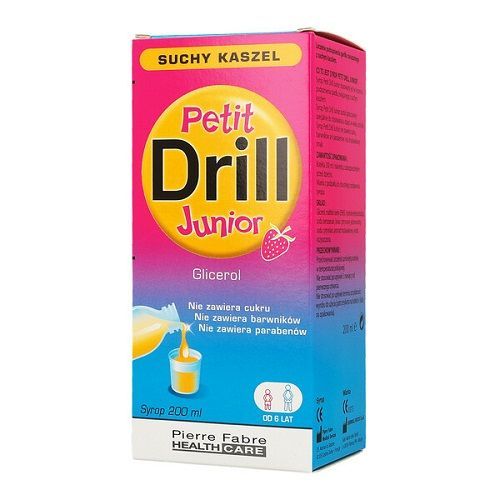 petit drill syrop na suchy kaszel dla dzieci 125 ml