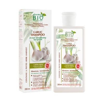Pharma Bio Szampon wzmacniający włosy Czosnkowy, 200ml