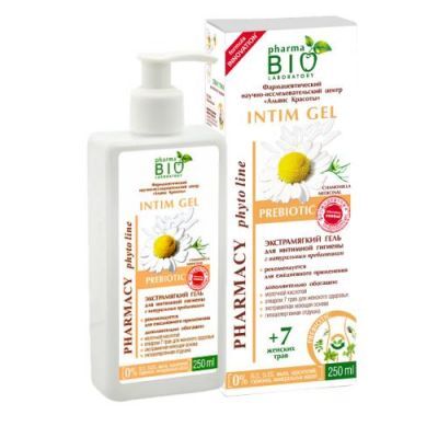 Pharma Bio Wyjątkowo delikatny żel do higieny intymnej z naturalnym prebiotykiem, 250ml