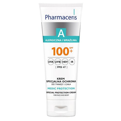 PHARMACERIS A MEDIC PROTECTION SPF100+  krem specjalna ochrona do twarzy i ciała 75 ml