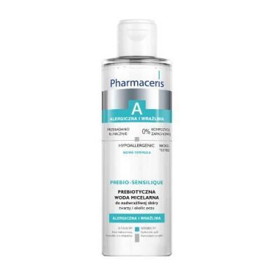 PHARMACERIS A Prebiotyczna woda micelarna do nadwrażliwej skóry twarzy i okolic oczu, 200ml