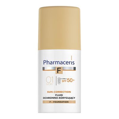 PHARMACERIS F fluid ochronno-korygujący SPF50+ 01 IVORY 30 ml