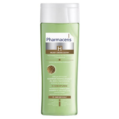 PHARMACERIS H-SEBOPURIN szampon normalizujący do skóry łojotokowej 250 ml