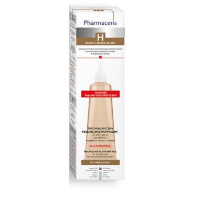 Pharmaceris H-Stimupeel Trychologiczny peeling enzymatyczny do skóry głowy z problemem wypadania włosów i łupieżu, 125 ml