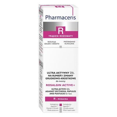 PHARMACERIS R ROSALGIN ACTIVE ultra aktywny żel na rumień 30 ml