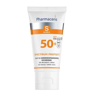PHARMACERIS S SŁOŃCE SPF50+ SPECTRUM PROTECT krem o szerokopasmowej ochronie przed słońcem 50 ml
