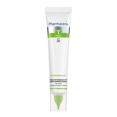 Pharmaceris T T-Zone Oily Skin Sebostatic Day Krem normalizujący przeciwtrądzikowy SPF 30, 40 ml