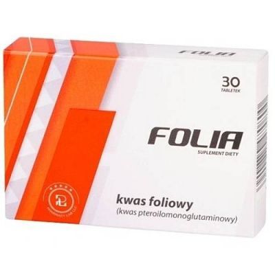 PHARMACY LAB Folia kwas foliowy, 30 tabl.