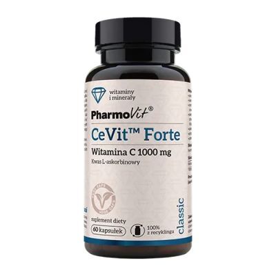 PHARMOVIT CeVit Forte Witamina C 1000 mg, 60 kaps