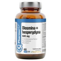 PHARMOVIT Diosmina + Hesperydyna 500 mg, 60 kaps.