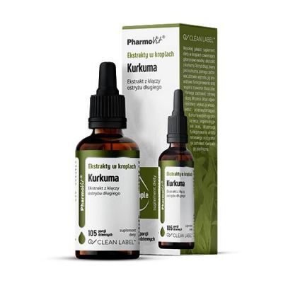 PharmoVit Ekstrakty w kroplach Kurkuma, 30 ml