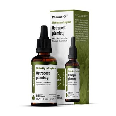 PharmoVit Ekstrakty w kroplach Ostropest plamisty, 30 ml