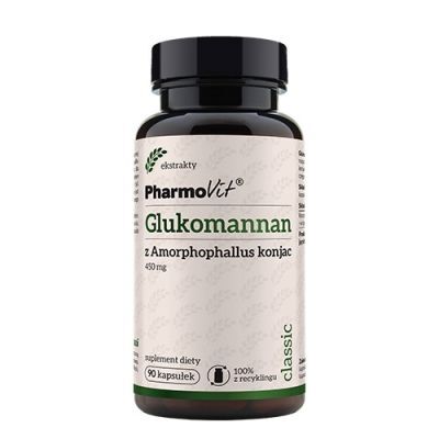 PHARMOVIT Glukomannan 450 mg 90 kapsułek