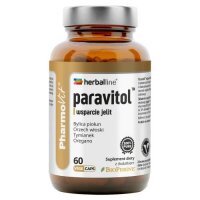 PHARMOVIT Herbaline Paravitol Wsparcie Jelit, 60 kaps.