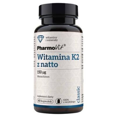 PHARMOVIT K2 z Natto 150 µg 60 kapsułek