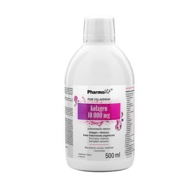 PHARMOVIT Kolagen 10 000 mg płyn 500 ml stawy, włosy, skóra