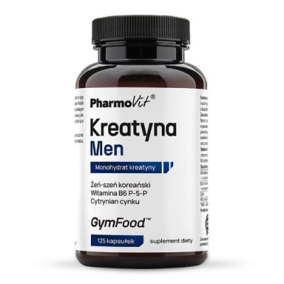 Pharmovit Kreatyna Men monohydrat kreatyny, 125 kaps.