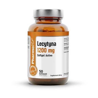 PharmoVit Lecytyna 1200 mg Softgel Active, 50 kaps.