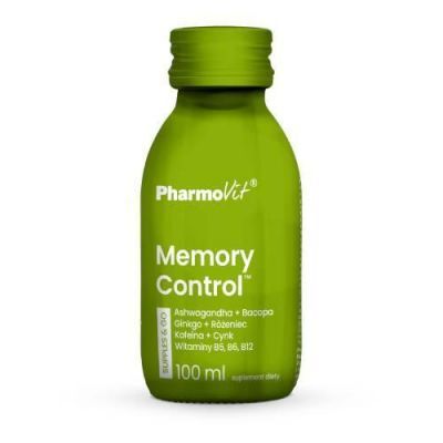 PHARMOVIT Memory Control Supples & Go shot, 100ml KRÓTKA DATA 27.03.2026