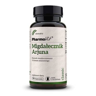 PHARMOVIT Migdałecznik Arjuna 1% kwasu arjunowego, 90 kaps.