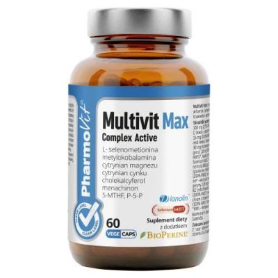 PHARMOVIT Multivit Max Complex Active, 60 kapsułek