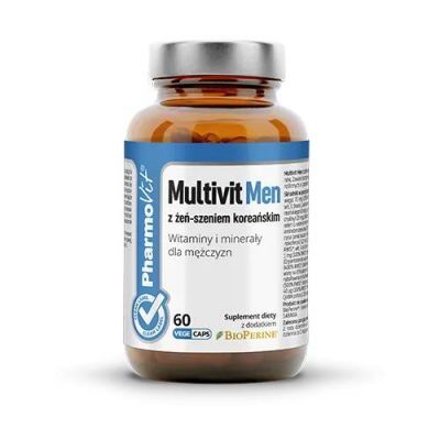 Pharmovit Multivit Men z żeń-szeniem koreańskim, 60 kaps.