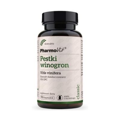 Pharmovit Pestki winogron, 90 kaps.