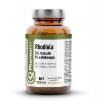 PHARMOVIT Rhodiola 3% rozawin 1% salidrozydu 60 kapsułek  DATA WAŻNOŚCI