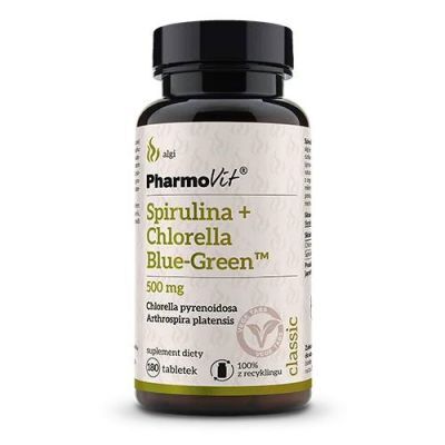 Pharmovit Spirulina + Chlorella, 180 tabl.