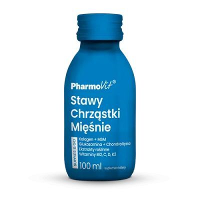 PHARMOVIT Stawy Chrząstki Mięśnie Supples & Go shot, 100ml