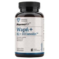 PHARMOVIT Wapń + K2 + D3 lanolin, 120kaps.