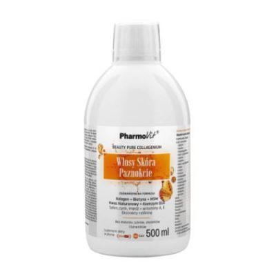 PHARMOVIT Włosy, Skóra, Paznokcie, płyn, 500 ml