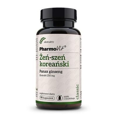 PHARMOVIT® Żeń-szeń koreański Ekstrakt 250mg, 90 kaps.