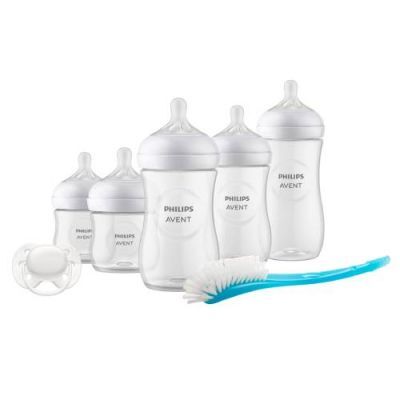 Philips Avent Natural Response Zestaw 5 butelek 0+ smoczek i szczotka do mycia butelek