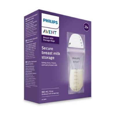 Philips Avent Woreczki do przechowywania pokarmu 180 ml x 25 szt.