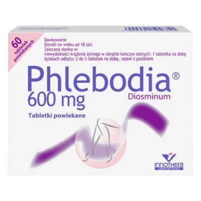 Phlebodia 600 mg, 60 tabletek powlekanych