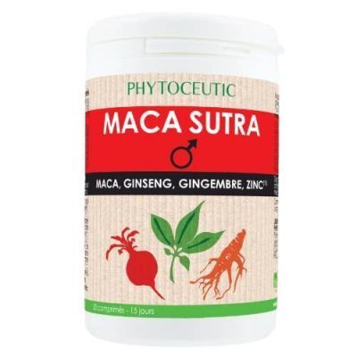 PHYTOCEUTIC Maca-Sutra - kompleks ekstraktów roślinnych z żeń-szeniem, 30 tabl.