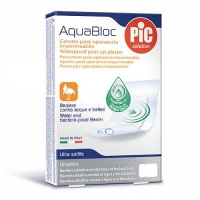 PIC AquaBloc Pooperacyjny plaster antybakteryjny 5x7cm, 5szt.