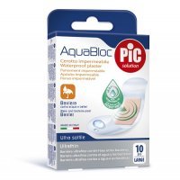 PIC AquaBlock plastry 25 x 72mm, 10 sztuk